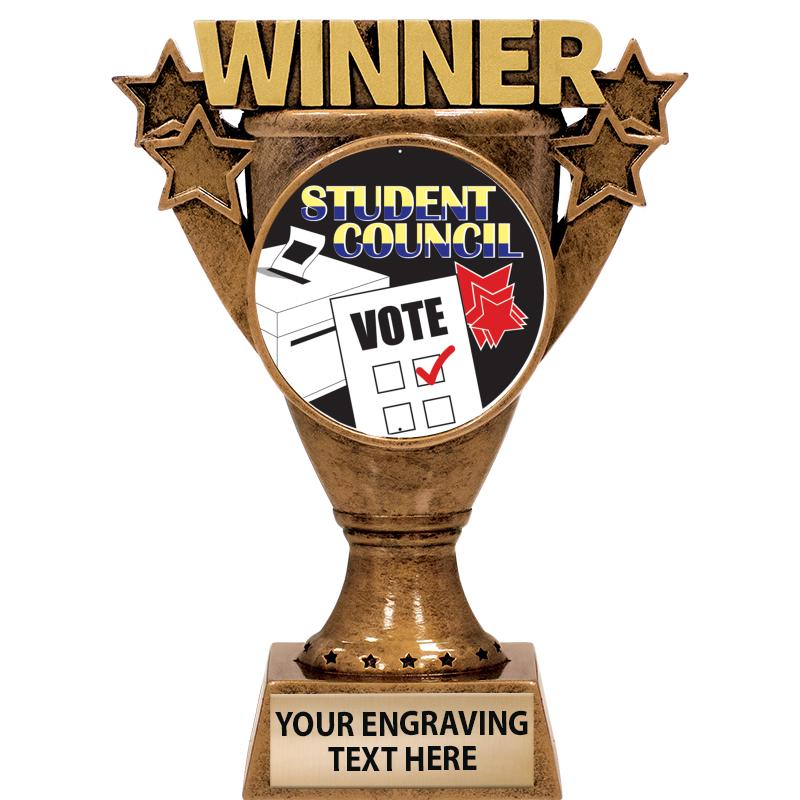 5.5" WINNER INSERT SCULPTURE