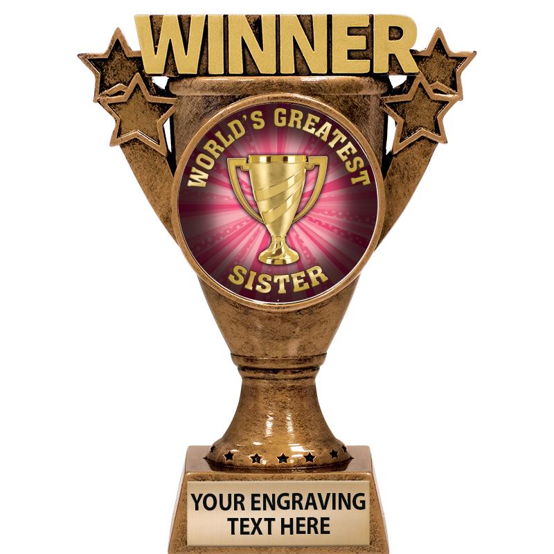 5.5" WINNER INSERT SCULPTURE