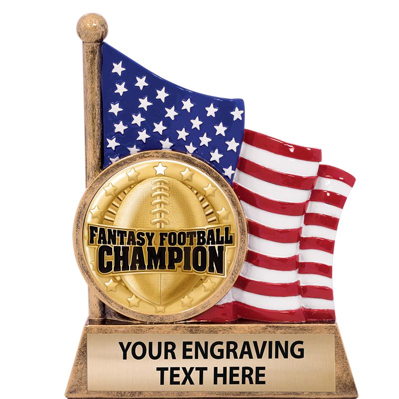 5" AMERICAN FLAG INSERT SCLPT