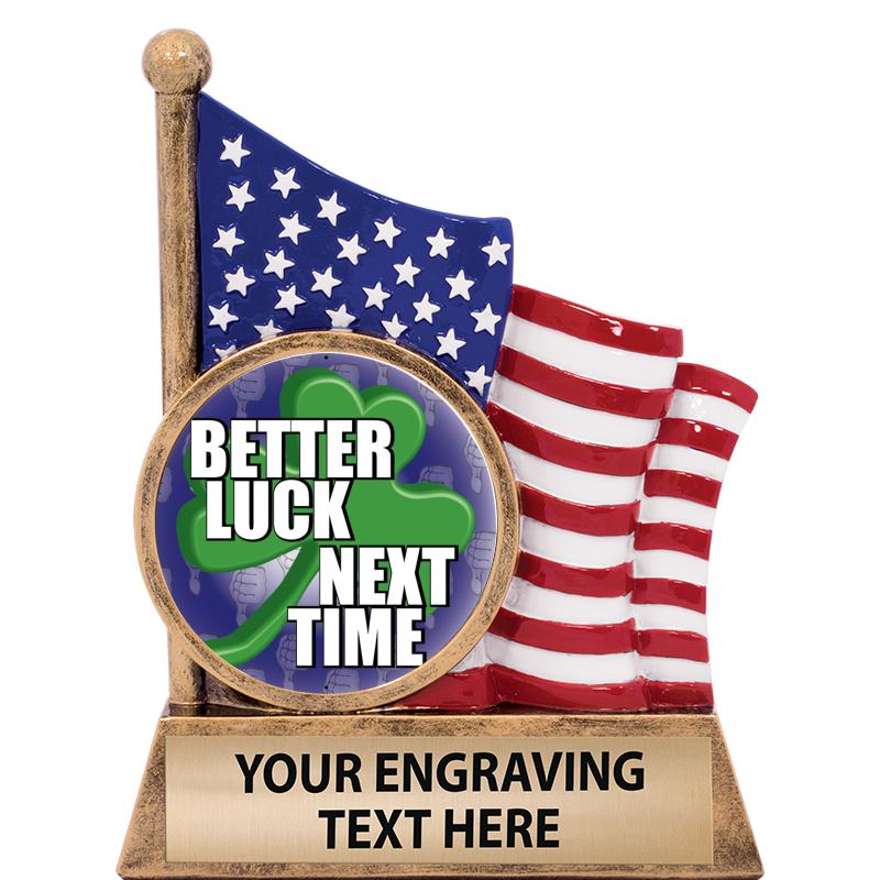 5" AMERICAN FLAG INSERT SCLPT