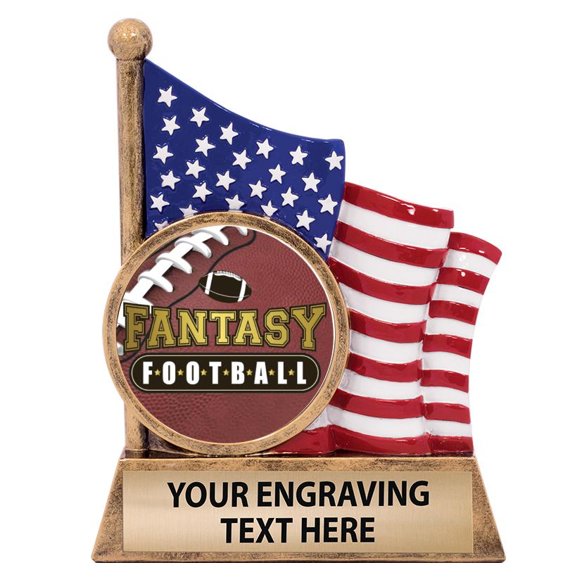 5" AMERICAN FLAG INSERT SCLPT