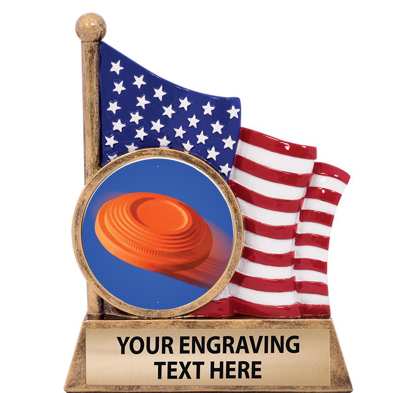 5" AMERICAN FLAG INSERT SCLPT