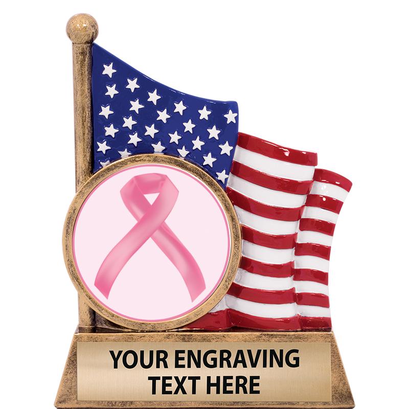 5" AMERICAN FLAG INSERT SCLPT