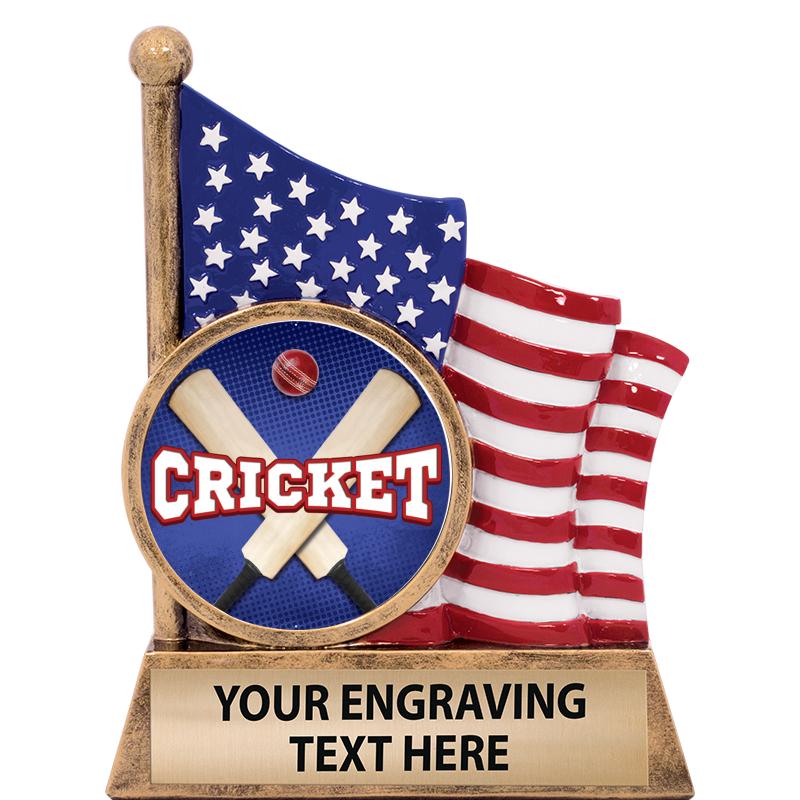 5" AMERICAN FLAG INSERT SCLPT