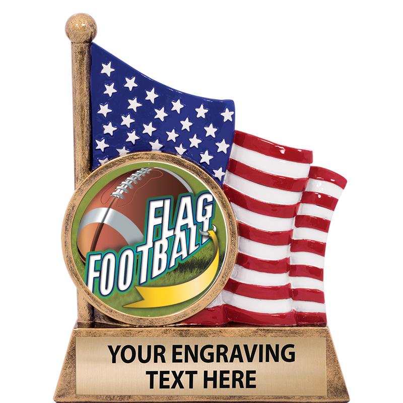 5" AMERICAN FLAG INSERT SCLPT