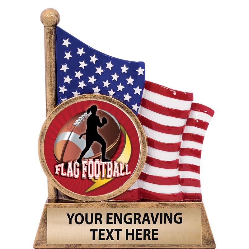 5" AMERICAN FLAG INSERT SCLPT