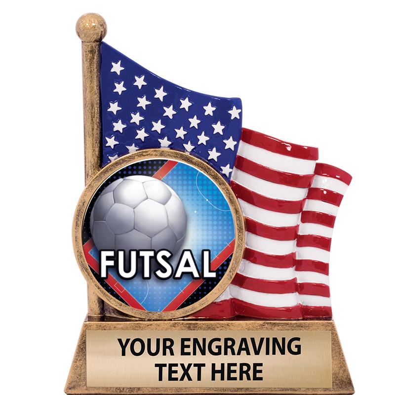 5" AMERICAN FLAG INSERT SCLPT