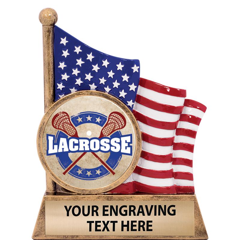 5" AMERICAN FLAG INSERT SCLPT