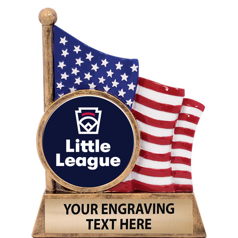 5" AMERICAN FLAG INSERT SCLPT