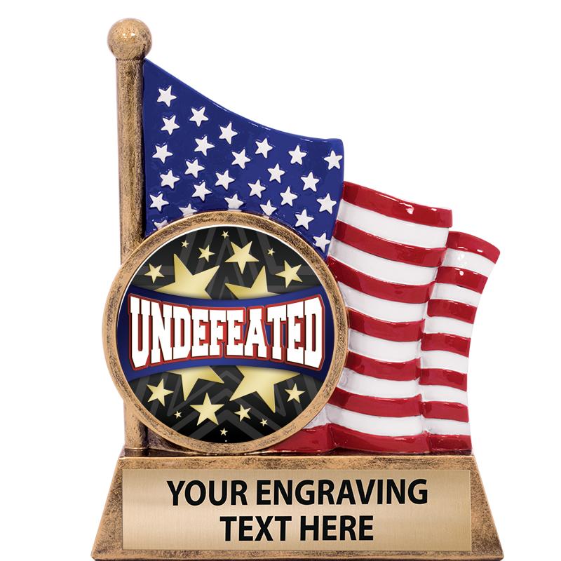 5" AMERICAN FLAG INSERT SCLPT