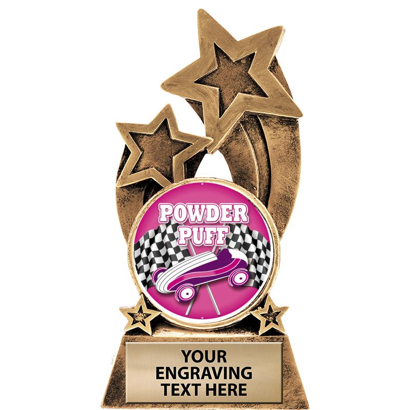 Powder Puff Trophies Powder Puff Medals Powder Puff Plaques and Awards