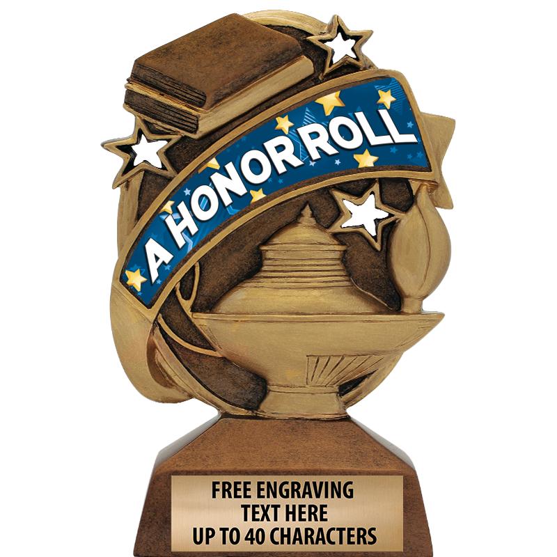 5.25"KUDOS SCHOLASTIC SCULPTUR