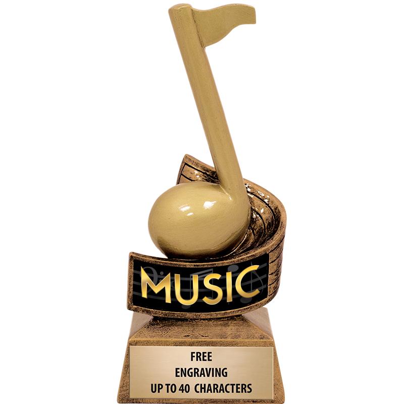 5.5" MUSIC NOTE SCULPTURE TRO