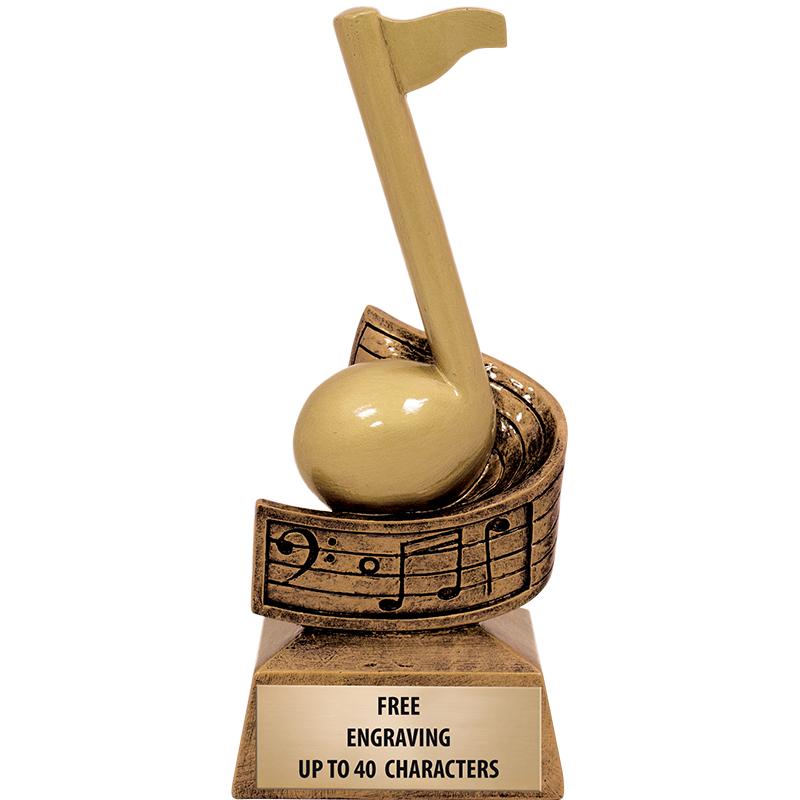 5.5" MUSIC NOTE SCULPTURE TRO