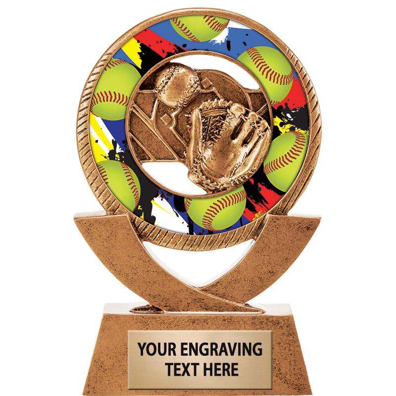 Softball Trophies Crown Awards