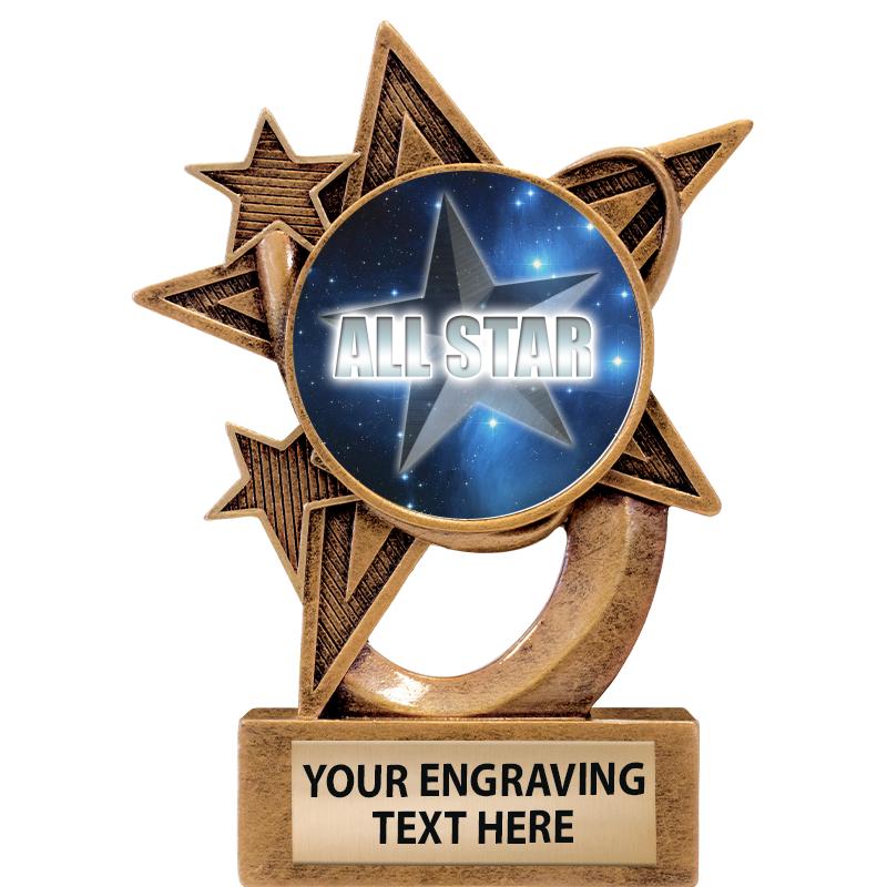 5"ASTRAL STAR INSERT SCULPTURE