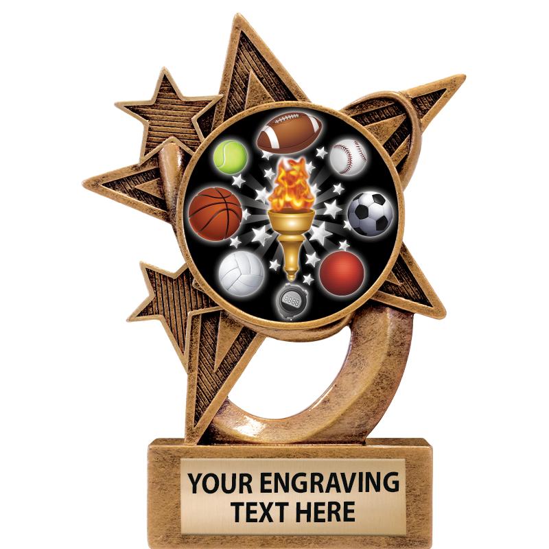 5"ASTRAL STAR INSERT SCULPTURE