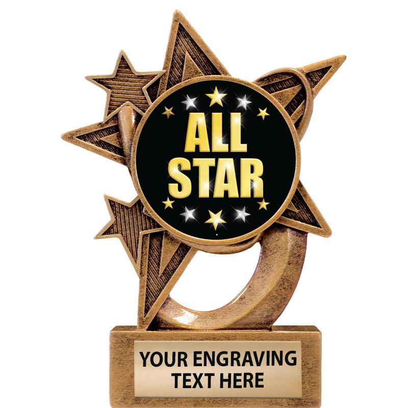 5"ASTRAL STAR INSERT SCULPTURE