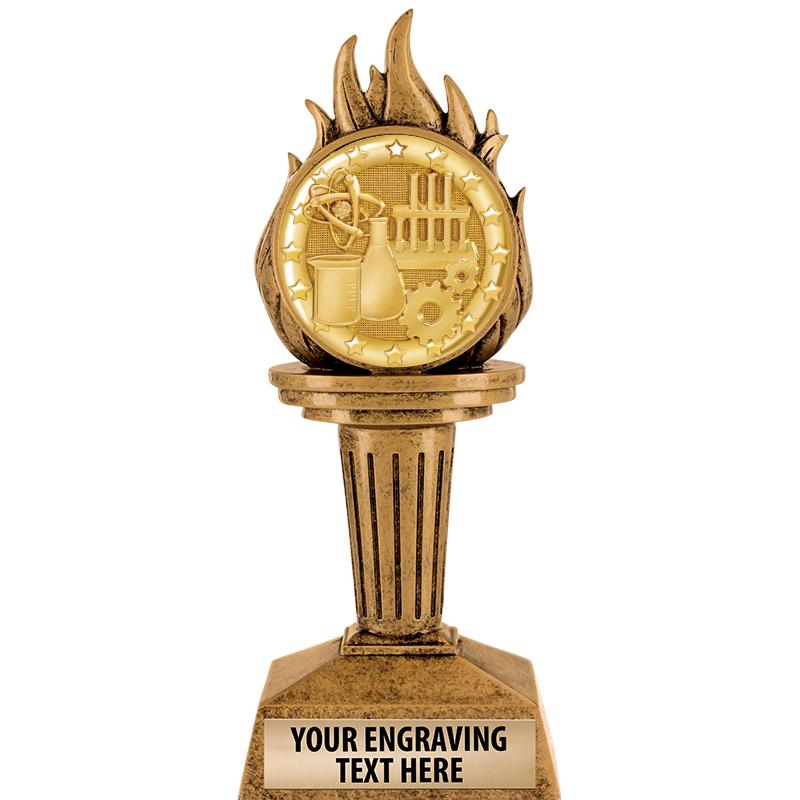 7.25" TORCH INSERT SCULPTURE