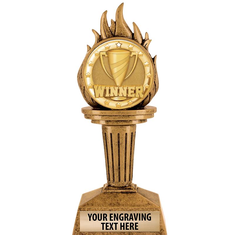 7.25" TORCH INSERT SCULPTURE