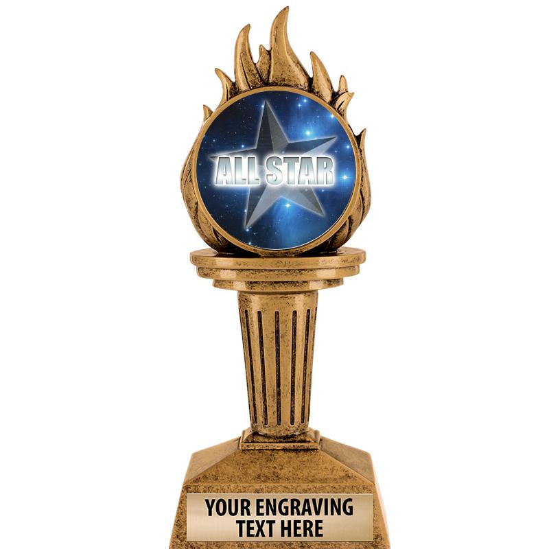 7.25" TORCH INSERT SCULPTURE