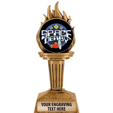 7.25" TORCH INSERT SCULPTURE