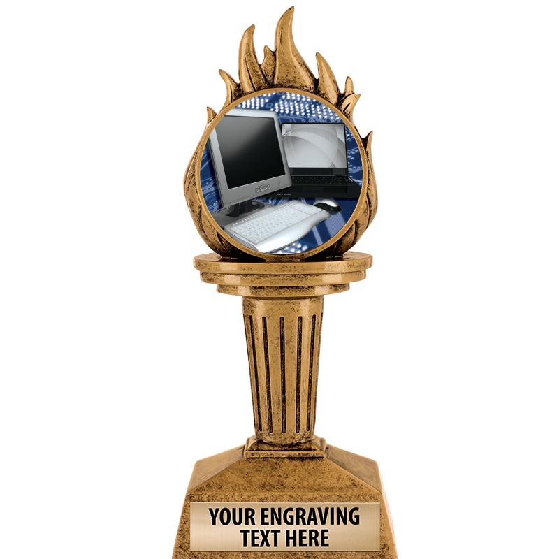 7.25" TORCH INSERT SCULPTURE