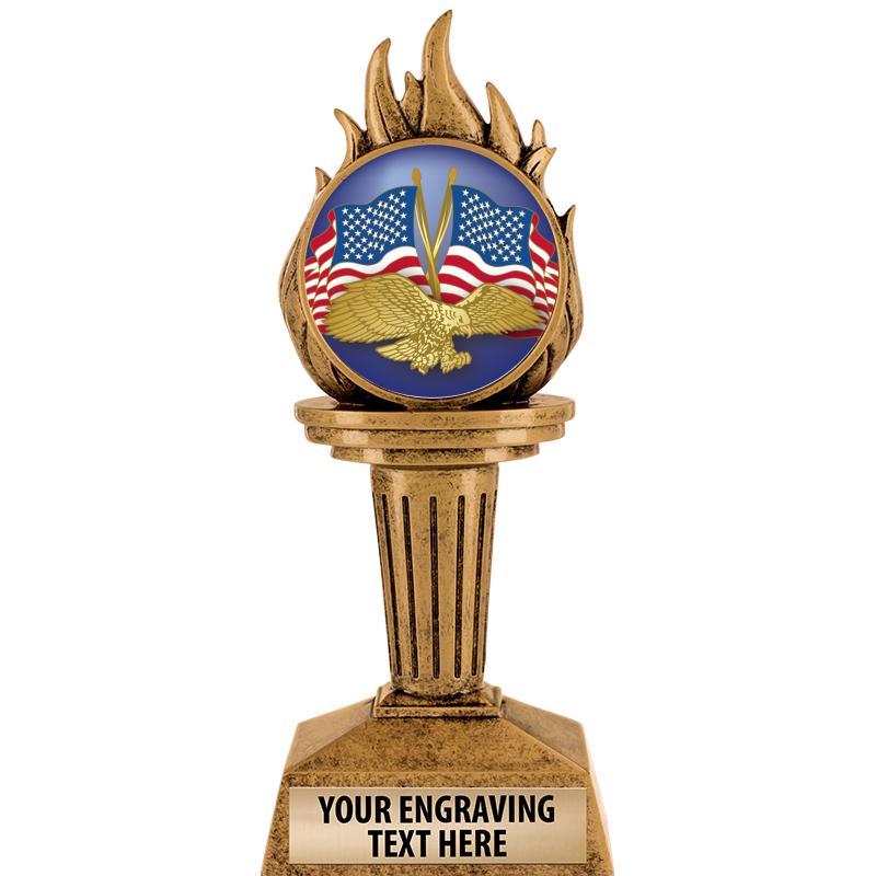 7.25" TORCH INSERT SCULPTURE