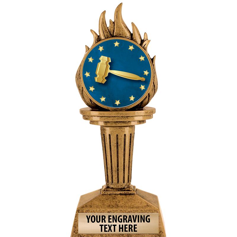 7.25" TORCH INSERT SCULPTURE