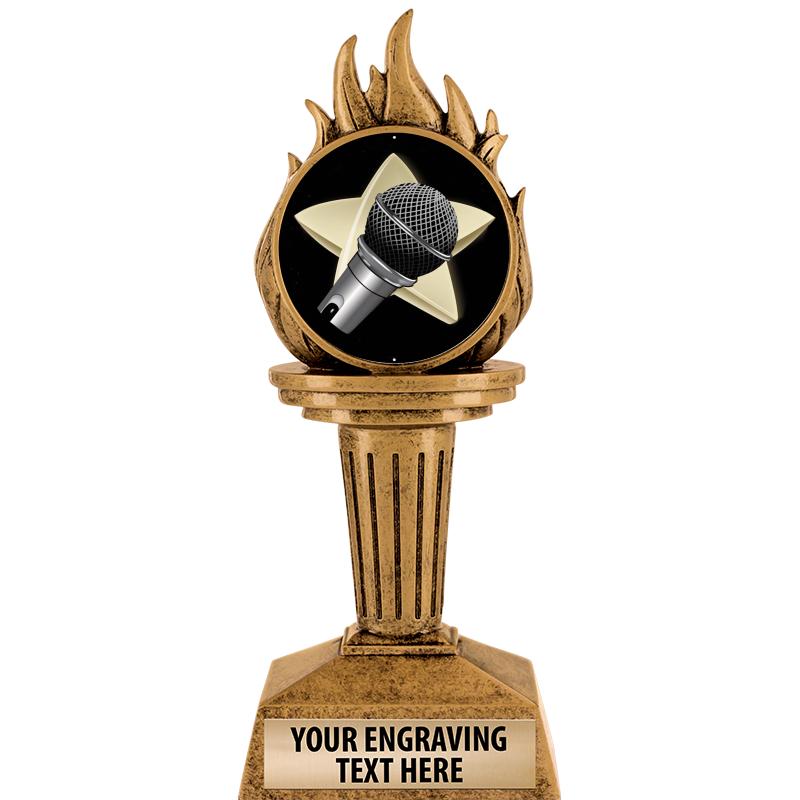 7.25" TORCH INSERT SCULPTURE