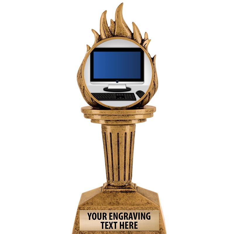 7.25" TORCH INSERT SCULPTURE