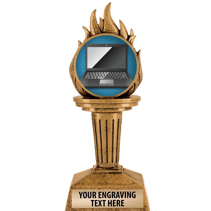 7.25" TORCH INSERT SCULPTURE