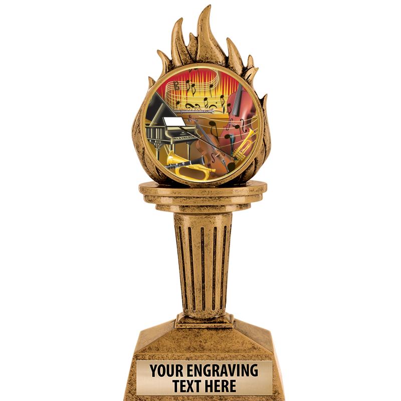 7.25" TORCH INSERT SCULPTURE