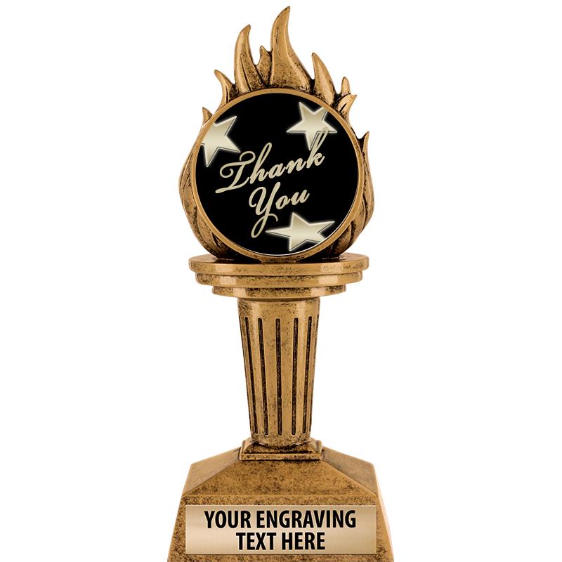 7.25" TORCH INSERT SCULPTURE