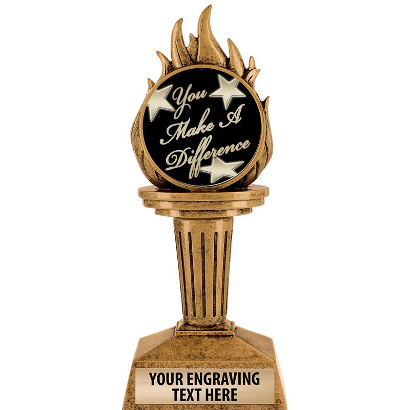 7.25" TORCH INSERT SCULPTURE