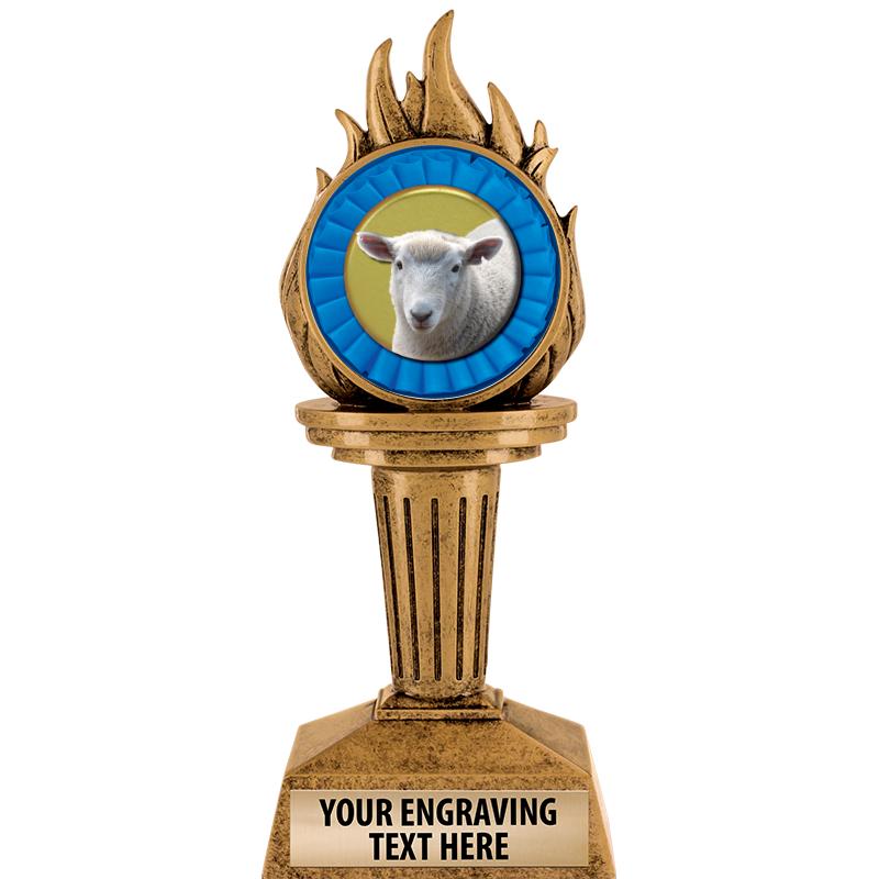 7.25" TORCH INSERT SCULPTURE