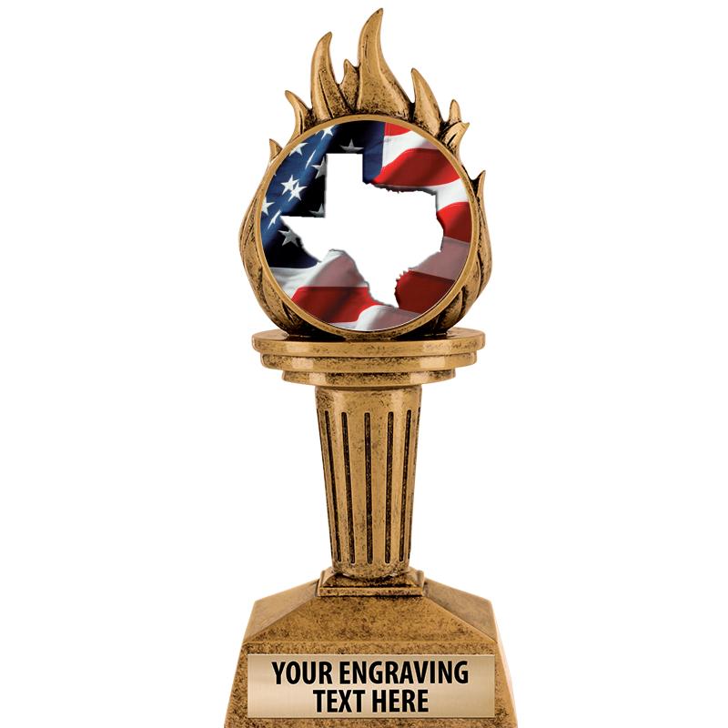 7.25" TORCH INSERT SCULPTURE