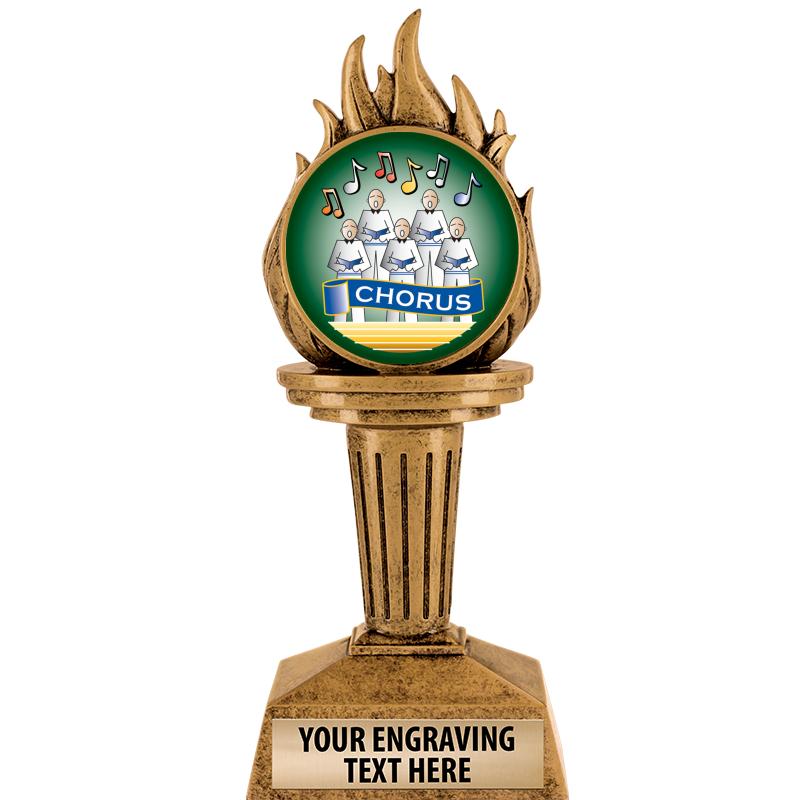 7.25" TORCH INSERT SCULPTURE