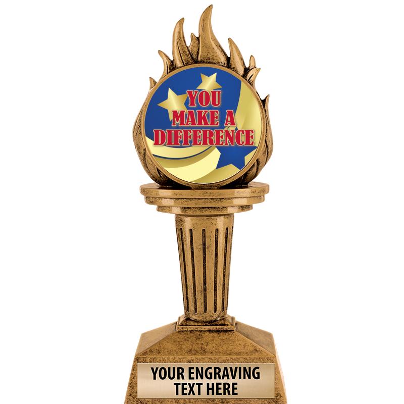 7.25" TORCH INSERT SCULPTURE