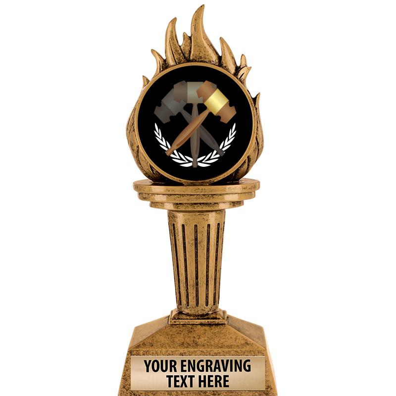 7.25" TORCH INSERT SCULPTURE