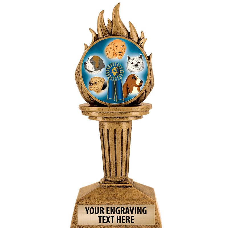 7.25" TORCH INSERT SCULPTURE