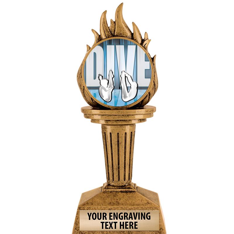 7.25" TORCH INSERT SCULPTURE