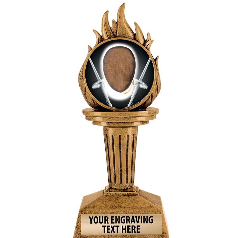 7.25" TORCH INSERT SCULPTURE