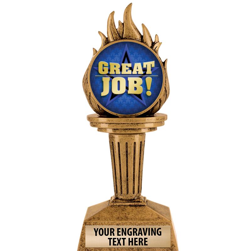 7.25" TORCH INSERT SCULPTURE