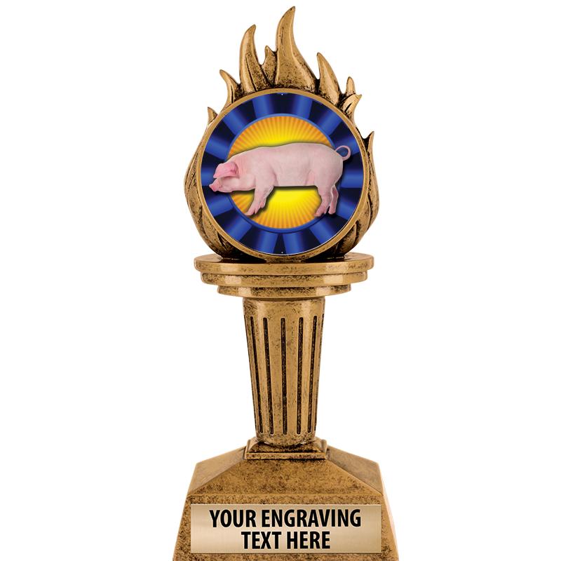 7.25" TORCH INSERT SCULPTURE