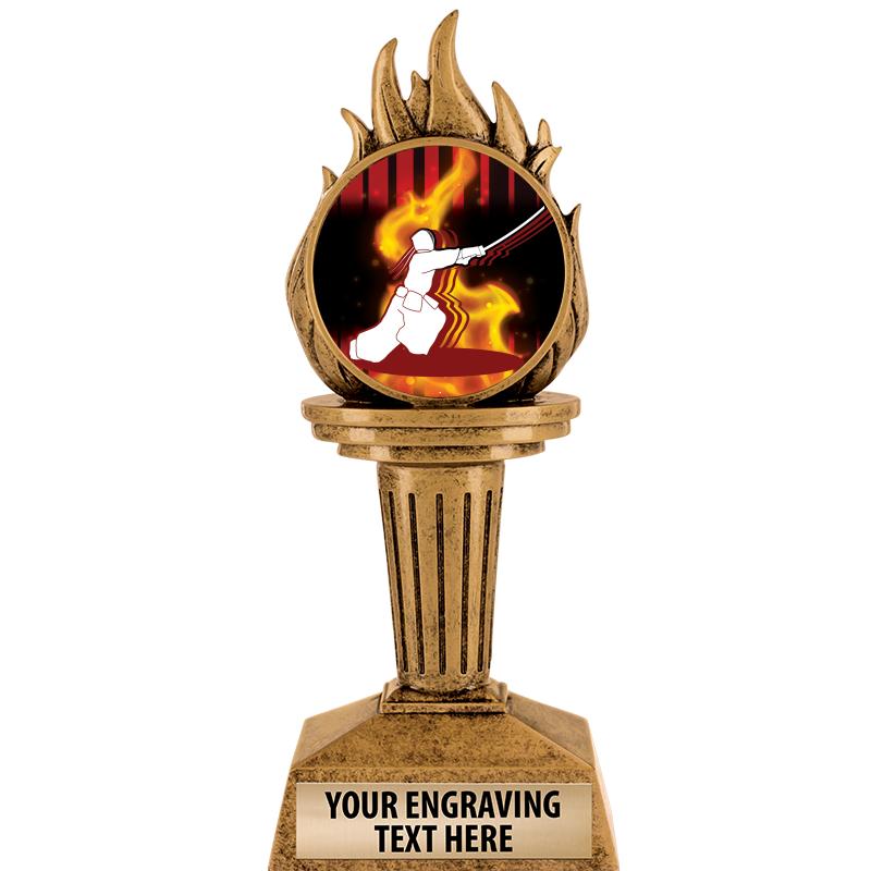 7.25" TORCH INSERT SCULPTURE