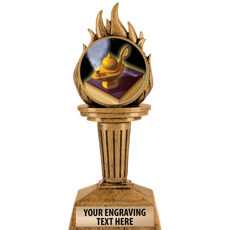 7.25" TORCH INSERT SCULPTURE