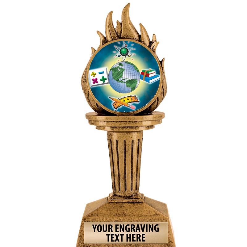 7.25" TORCH INSERT SCULPTURE