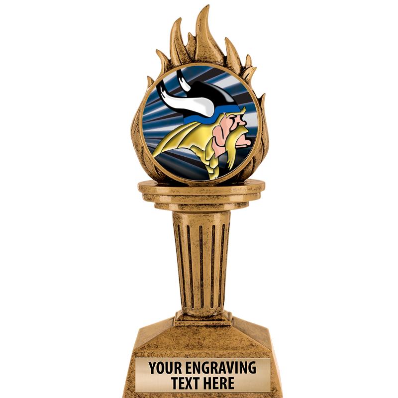 7.25" TORCH INSERT SCULPTURE