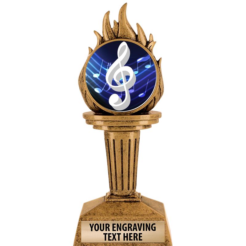 7.25" TORCH INSERT SCULPTURE